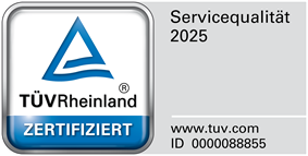 Kfz Scheid Inh.: Manuel Wagner ist von TÜV Rheinland zertifiziert Bild mit Zertifikat von TÜV-Rheinland